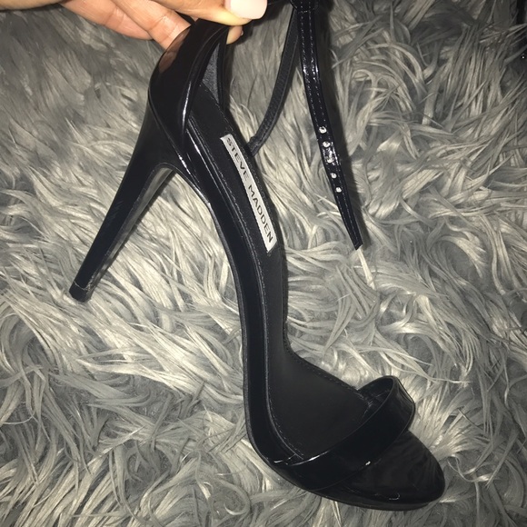 Patent Black Steve Madden Stecy Heels