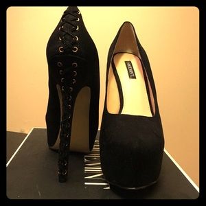 SHOEMINT Lydia Platform Pumps Size 8