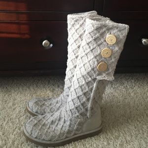 Authentic Lattice Cardy UGG Boots