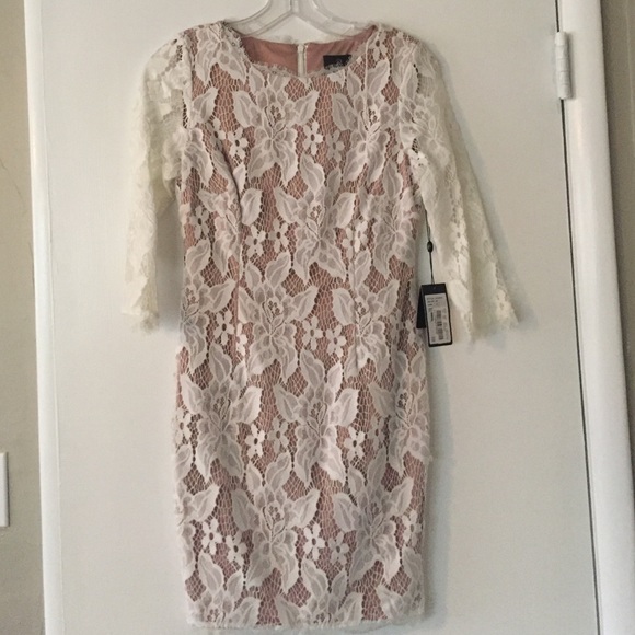 White lace dress