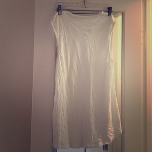 Lululemon white sleeveless shirt with mesh v lines