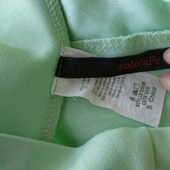 mint green skater skirt - Picture 3 of 3