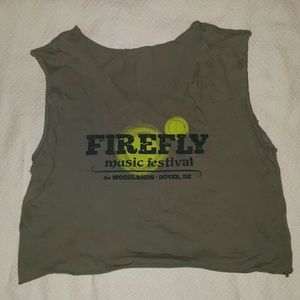 Firefly Music Festival cropped tank