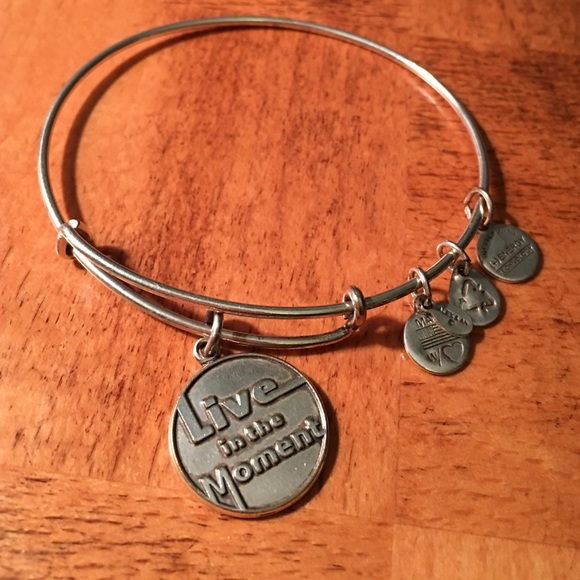 Alex & Ani "Live in the Moment" Charm Bangle