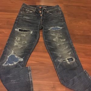 American eagle "tomgirl" skinny jeans