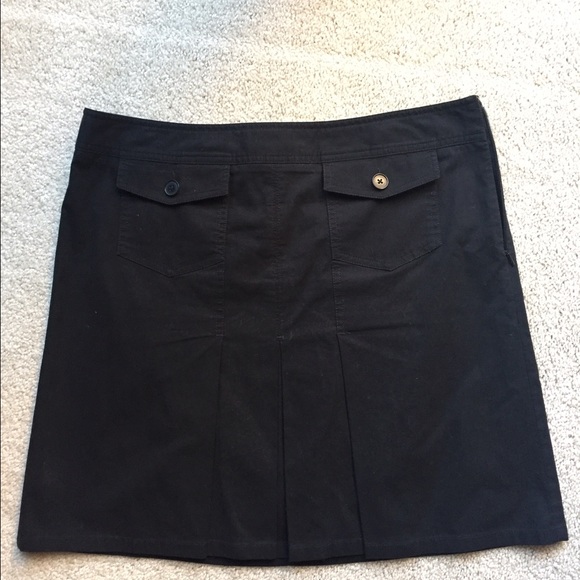 Ann Taylor Loft stretch black skirt size 12
