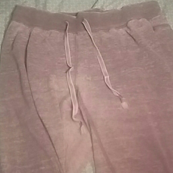 High waisted light sweatpants