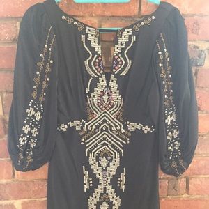 Silk, beaded dress from Nanette Lepore!