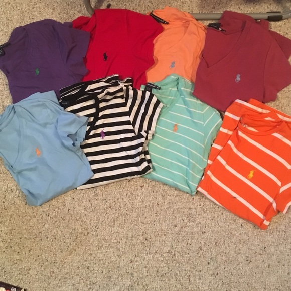 8 lot polo Ralph Lauren shirts