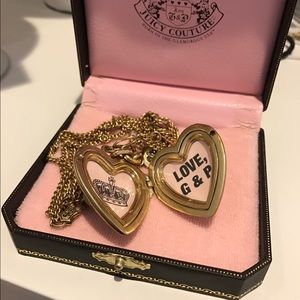 Juicy couture locket necklace