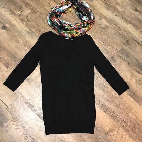 Halogen Sweaters - Halogen Black 3/4 Sleeve Sweater Size Medium