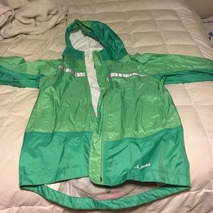 LL bean rain jacket