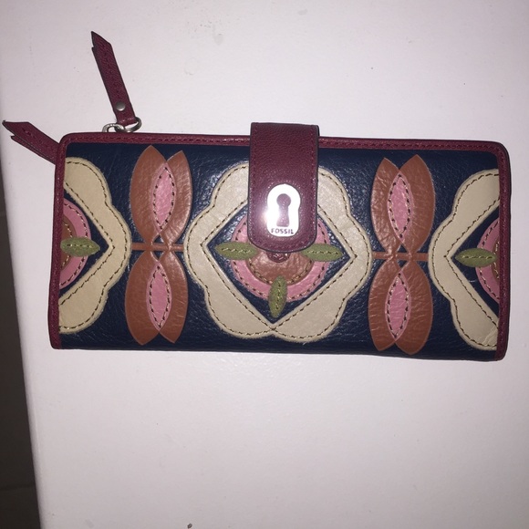 Fossil leather wallet