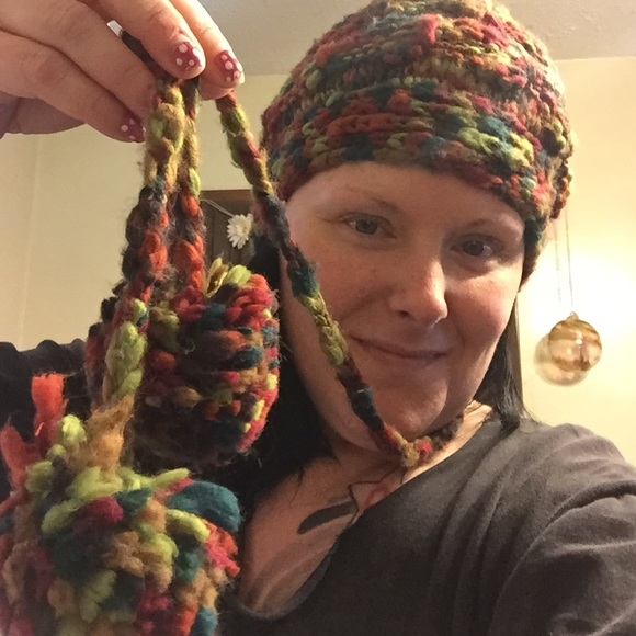 ❄️BEANIE BUNDLE❣️❣️❄️2KNIT STOCKING CAP HATS☃️ - Picture 3 of 4