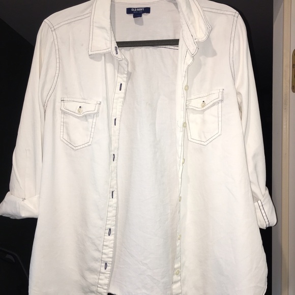 White Button Up - Picture 2 of 2