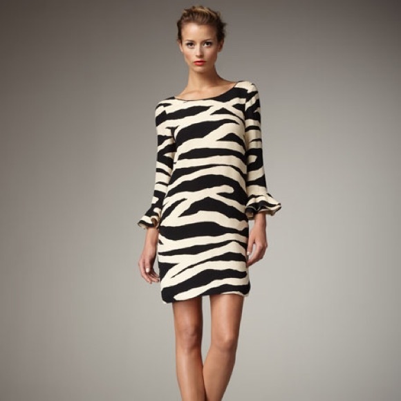 Kate Spade Andora Zebra Print Dress