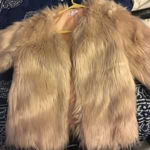 Shaggy fur jacket