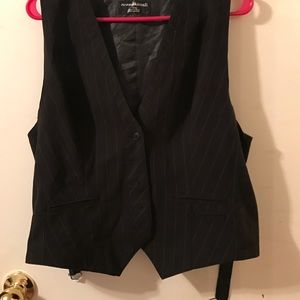 Pinstriped Vest
