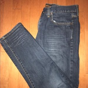 American Rag Dark Wash Skinny Leg Jeans 34x32
