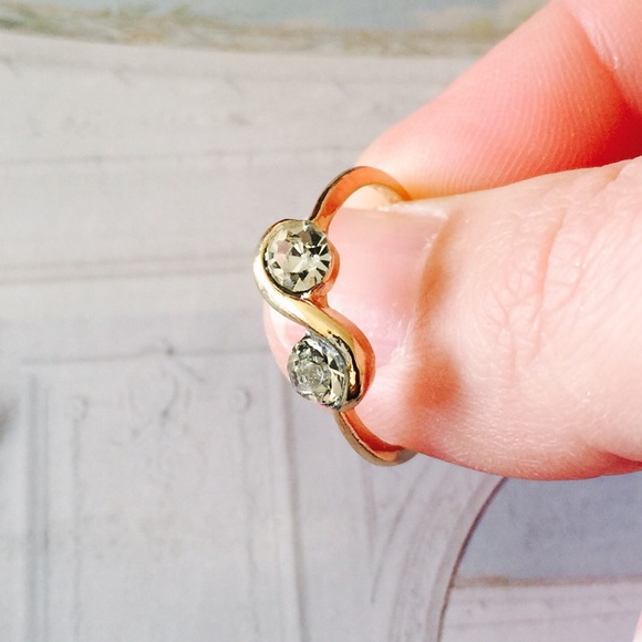 ❗SOLD ️Free People Studded Ring Sz 7 - Picture 2 of 2