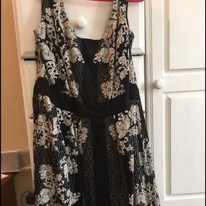 City Chic fit'n flare dress