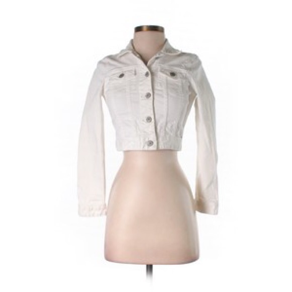 White denim jacket