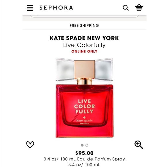 Kate Spade Living Colorfully 3.4 Oz Perfume