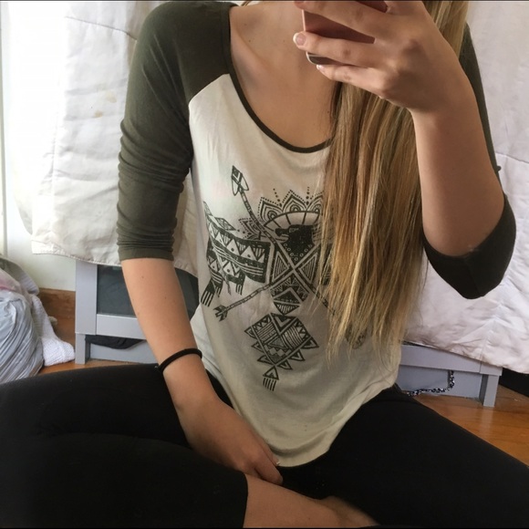 eagle baseball tee