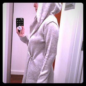 BNWT Vince sweater with safety pin heather grey