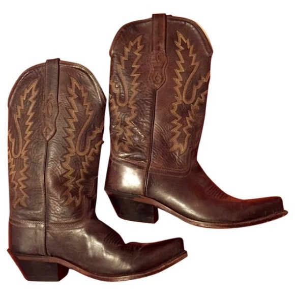 Brown Western Cowgirl Boots