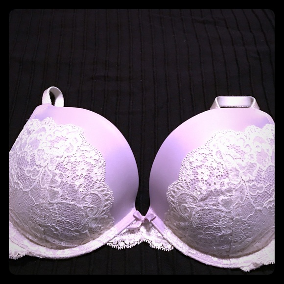 Lilac with lace push-up bra size 36C