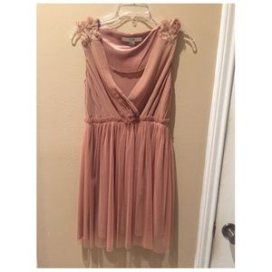 Mauve/blush colored dress