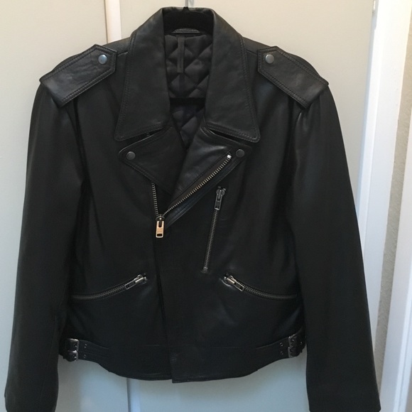 TopShop Size 4 Leather Moto Jacket
