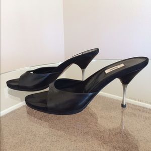 Prada Spike Kitten Heal Black