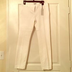 Express White ankle dress pants
