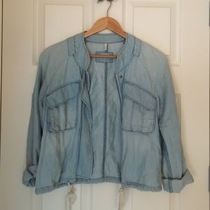 women's Loft Lightweight Denim Jacket