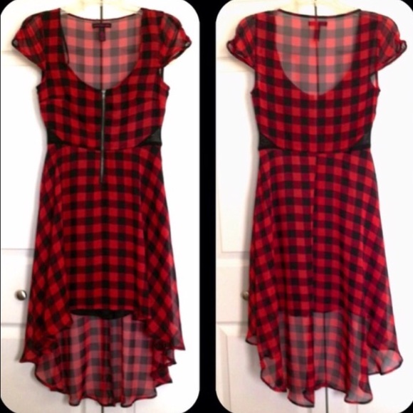Material girl checkered dress