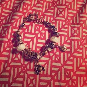 All gold pandora bracelet