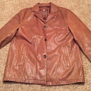 Men's leather jacket