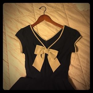 Vintage Navy Dress