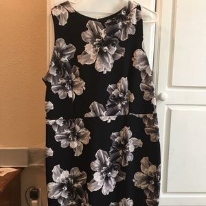 Elegant satin sheath dress