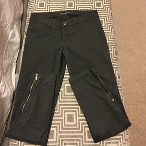 Grey Women's Michael Kors ankle zip skinny pants