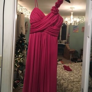 Fuschia Full-Length Formal Gown