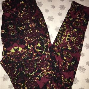 LuLaRoe OS Rose leggings
