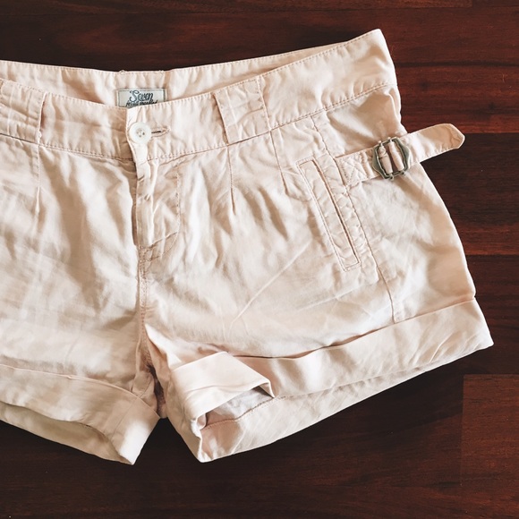 7 for All Mankind Pink Shorts