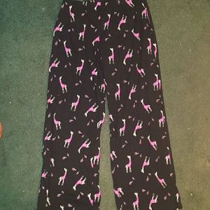 Giraffe pajama pants