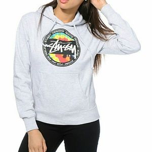Stussy Grey Tie-dye Hoodie (zumiez)