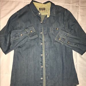 Long Sleeve Jean button up from PACSUN.