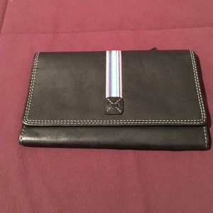 Black leather wallet