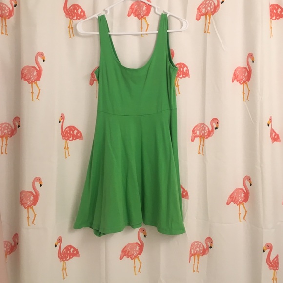 Urban Outfitters Green Skater Dress